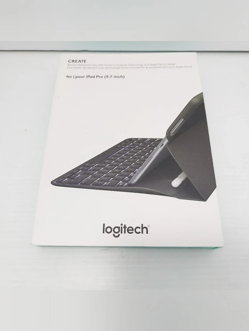 Logitech CREATE Backlit Keyboard Case for iPad Pro - Black
